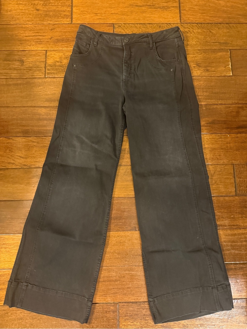 KUT From The Cloth Meg Fab Ab Wide Leg Jeans Size 10